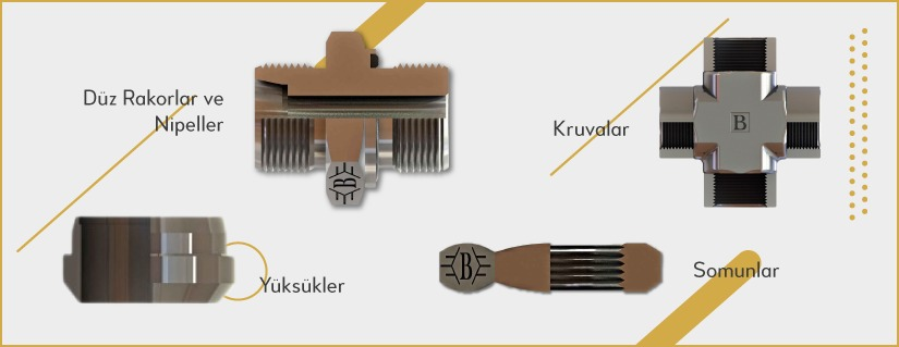 NİPELLER SOMUNLAR VE YÜKSÜKLER