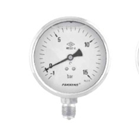 Q100X600 BAR-PSI GLİS ALT ÇIKIŞ MANOMETRE G.AT.M-Q100-600