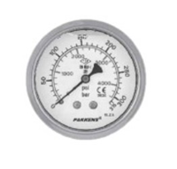 Q63X100 BAR-PSI GLİS PANO TİP MANOMETRE G.P.M-Q63-100