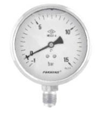Q100X4 BAR-PSI KURU TİP ALTTAN BAĞLANTILI MANOMETRE K.AB.M-Q100-4