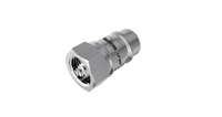 6,3 GÖVDE 1/4‘’ B TİP GAZ DİŞ ERKEK POPETLİ HIZLI BAĞLANTI QUICK KAPLİN QCB-6B-G14