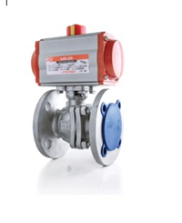 80 PNÖMATİK AKTÜATÖRLÜ KÜRESEL VANA FLANŞLI İKİ PARÇALI / 304 V2444820